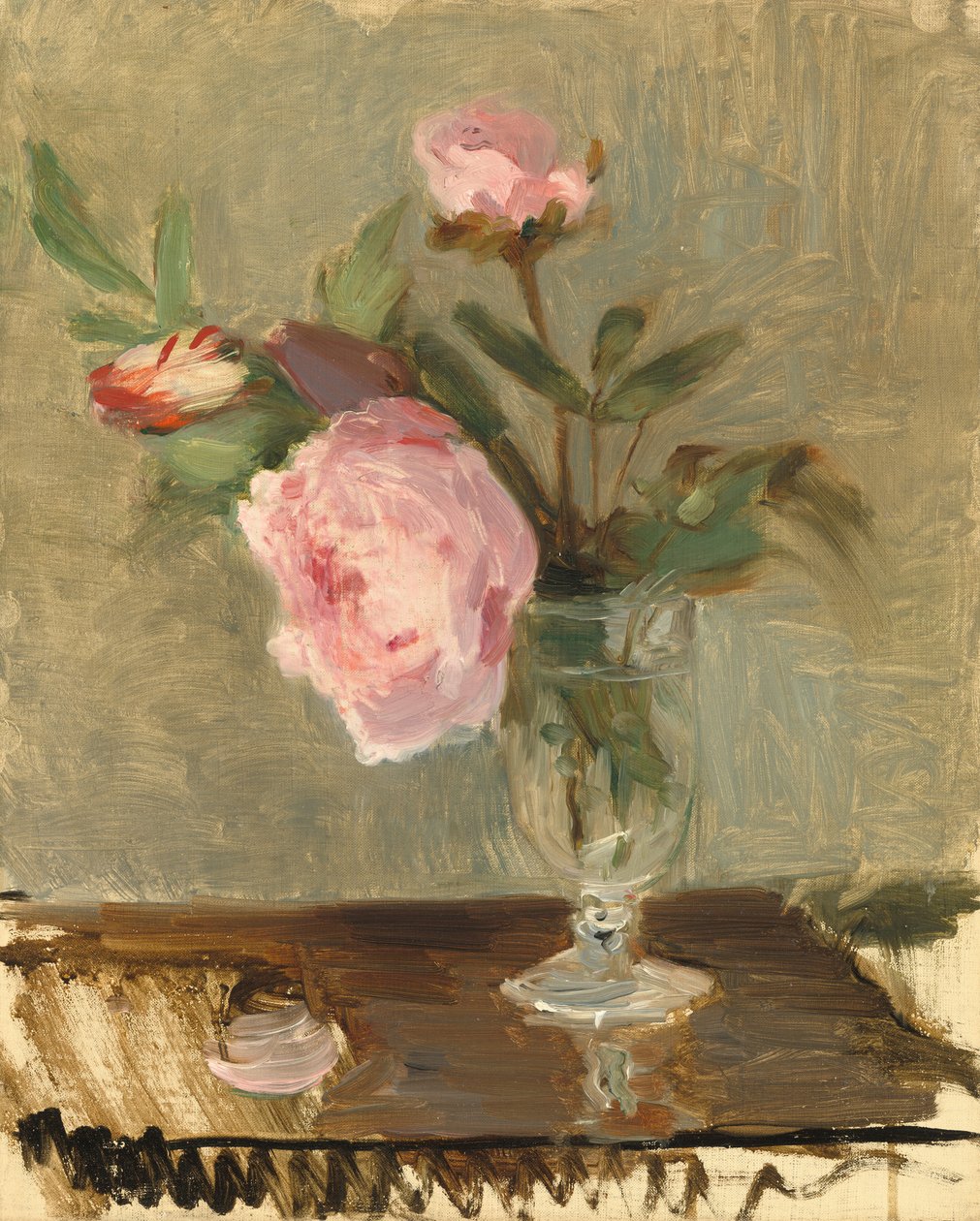 Peonías de Berthe Morisot