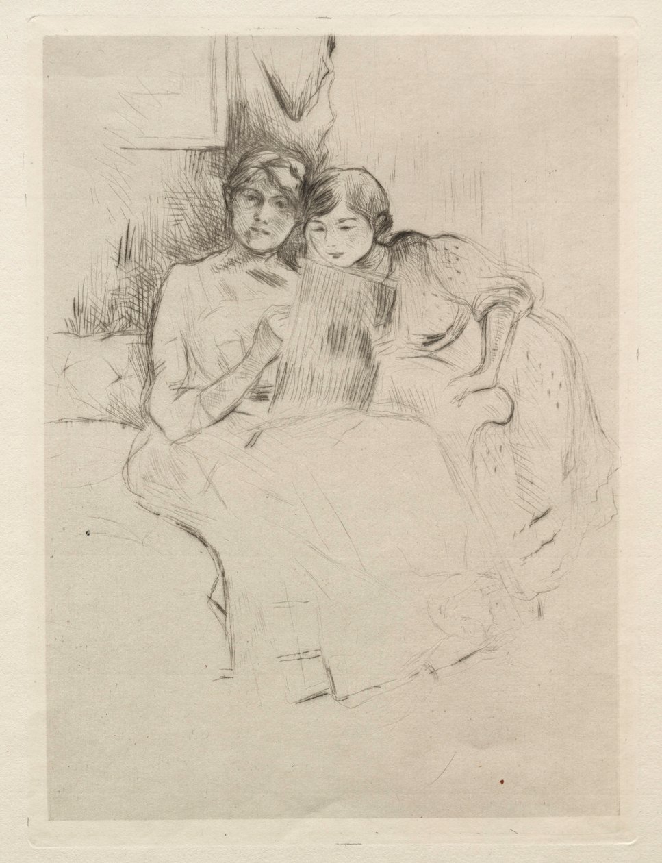Dibujando de Berthe Morisot