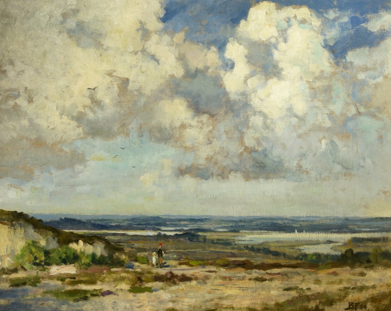En las colinas de Purbeck, Dorset de Bertram Priestman