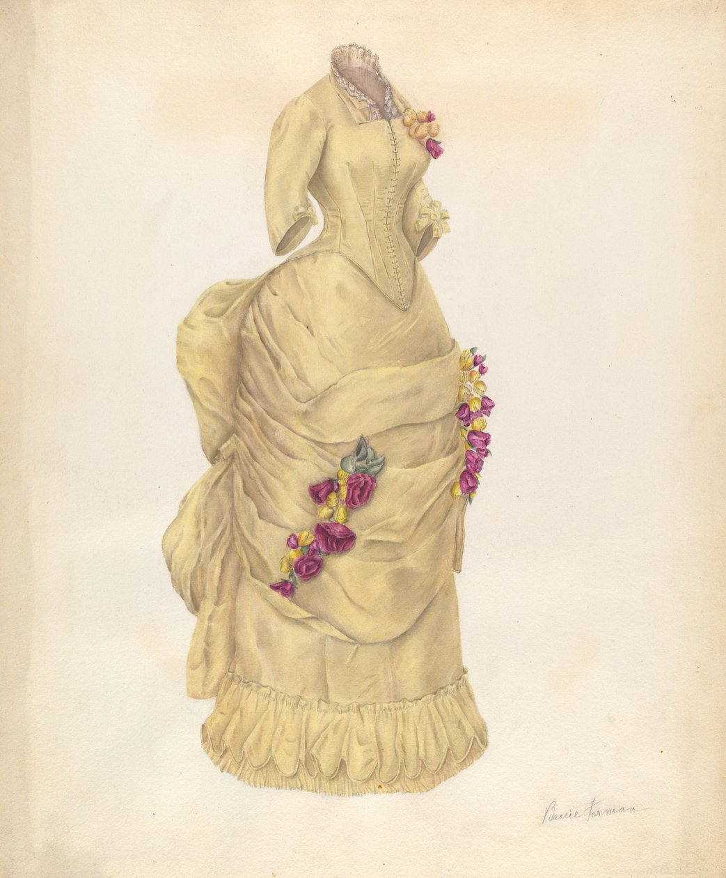 Vestido de Bessie Forman
