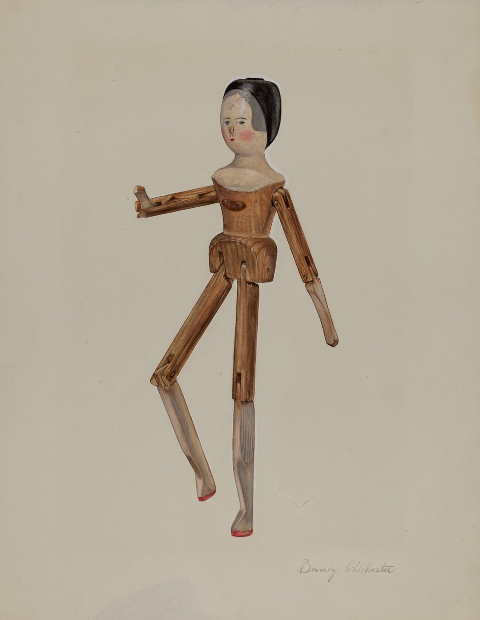 Muñeca holandesa articulada de Beverly Chichester