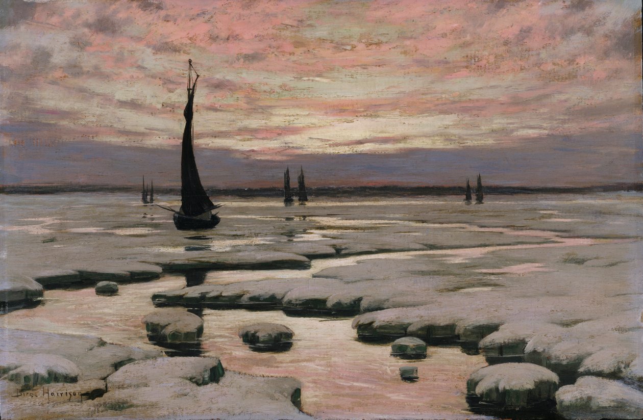 Atardecer de Invierno, ca. 1890 de Birge Harrison