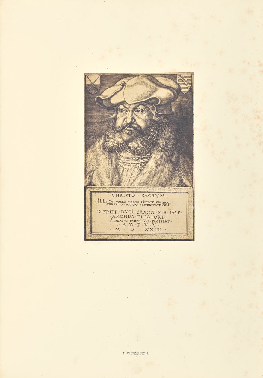 Federico, Elector de Sajonia de Bisson Frères
