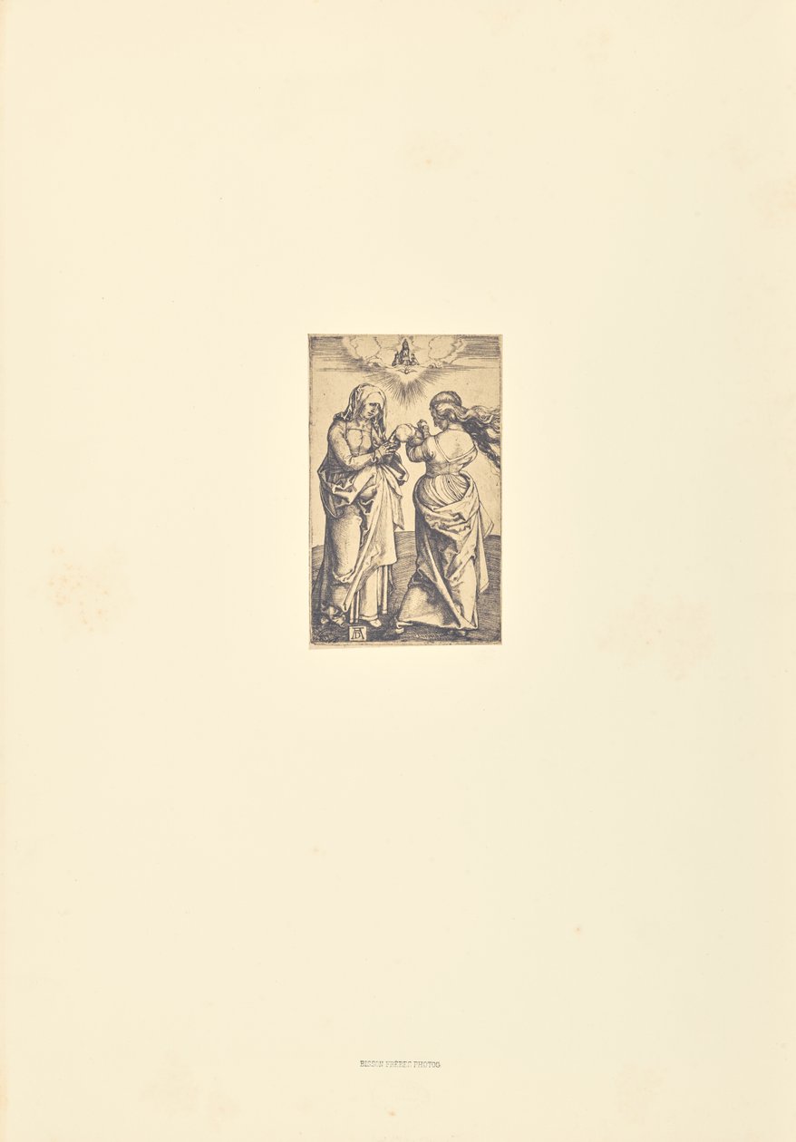 Santa Ana y la Virgen María de Bisson Frères