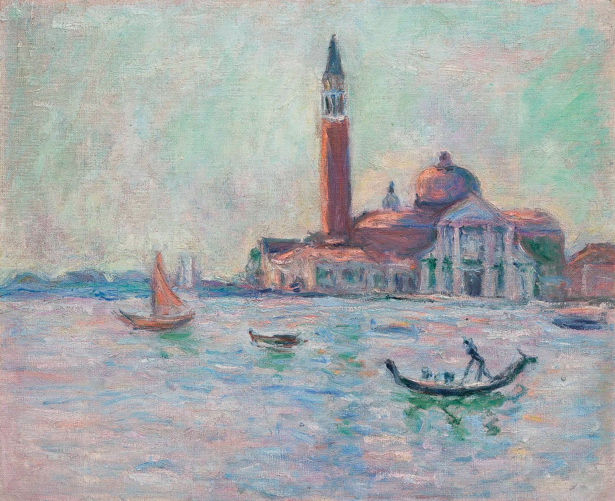 Francés: Venise, la Salute de Blanche Hoschede Monet