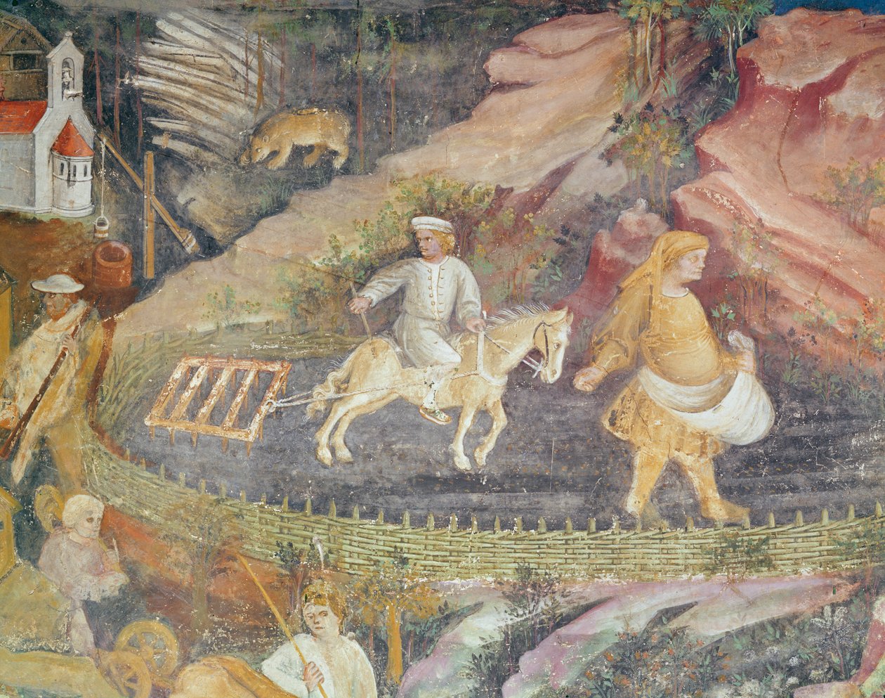 El mes de abril (detalle) de Bohemian School