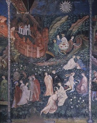 El Mes de Mayo, c.1400 de Bohemian School