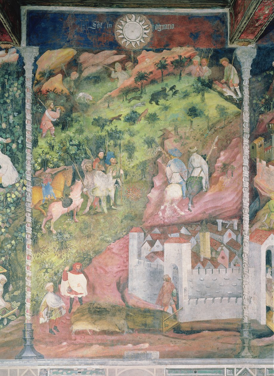 El Mes de Noviembre, c.1400 de Bohemian School