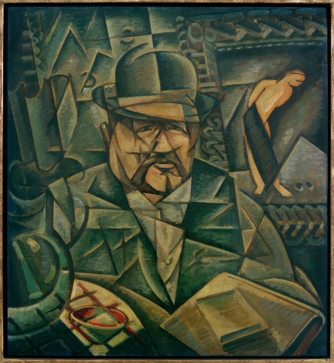 Retrato de un hombre de Bohumil Kubišta