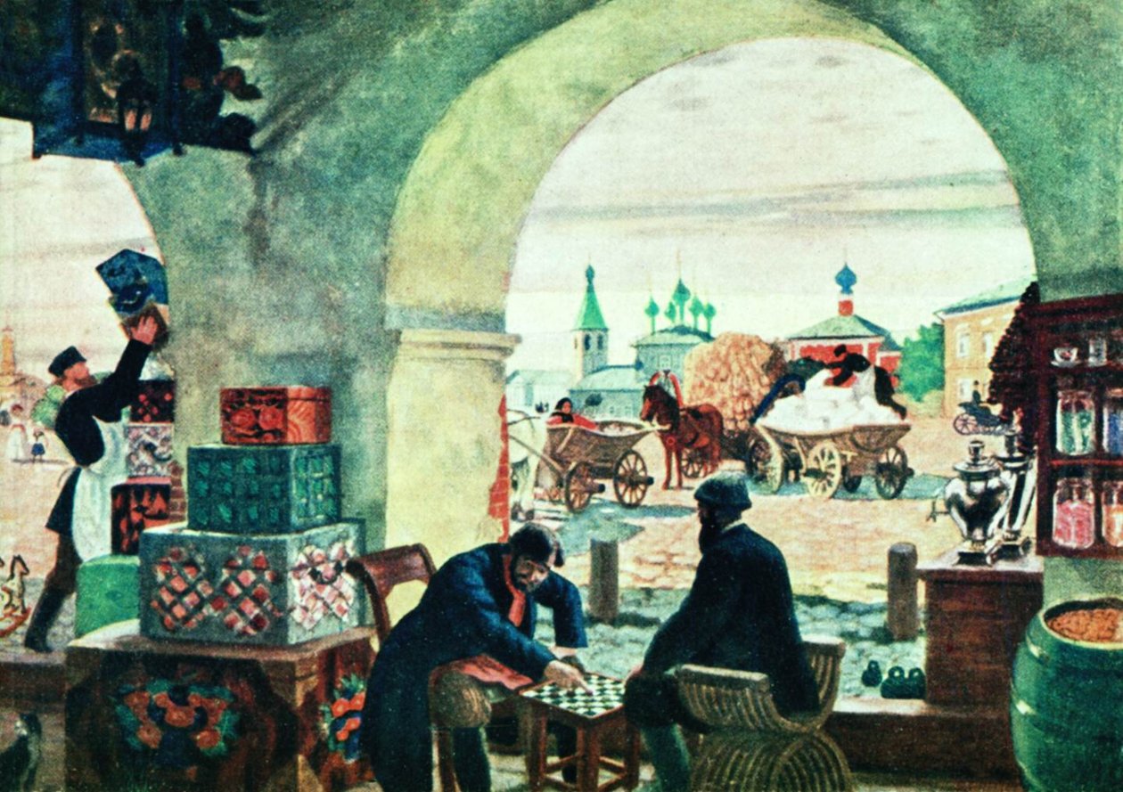 Sin título de Boris Mikhailovich Kustodiev