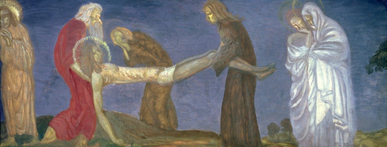 El Entierro, 1913 de Boris Dmitrievich Grigoriev