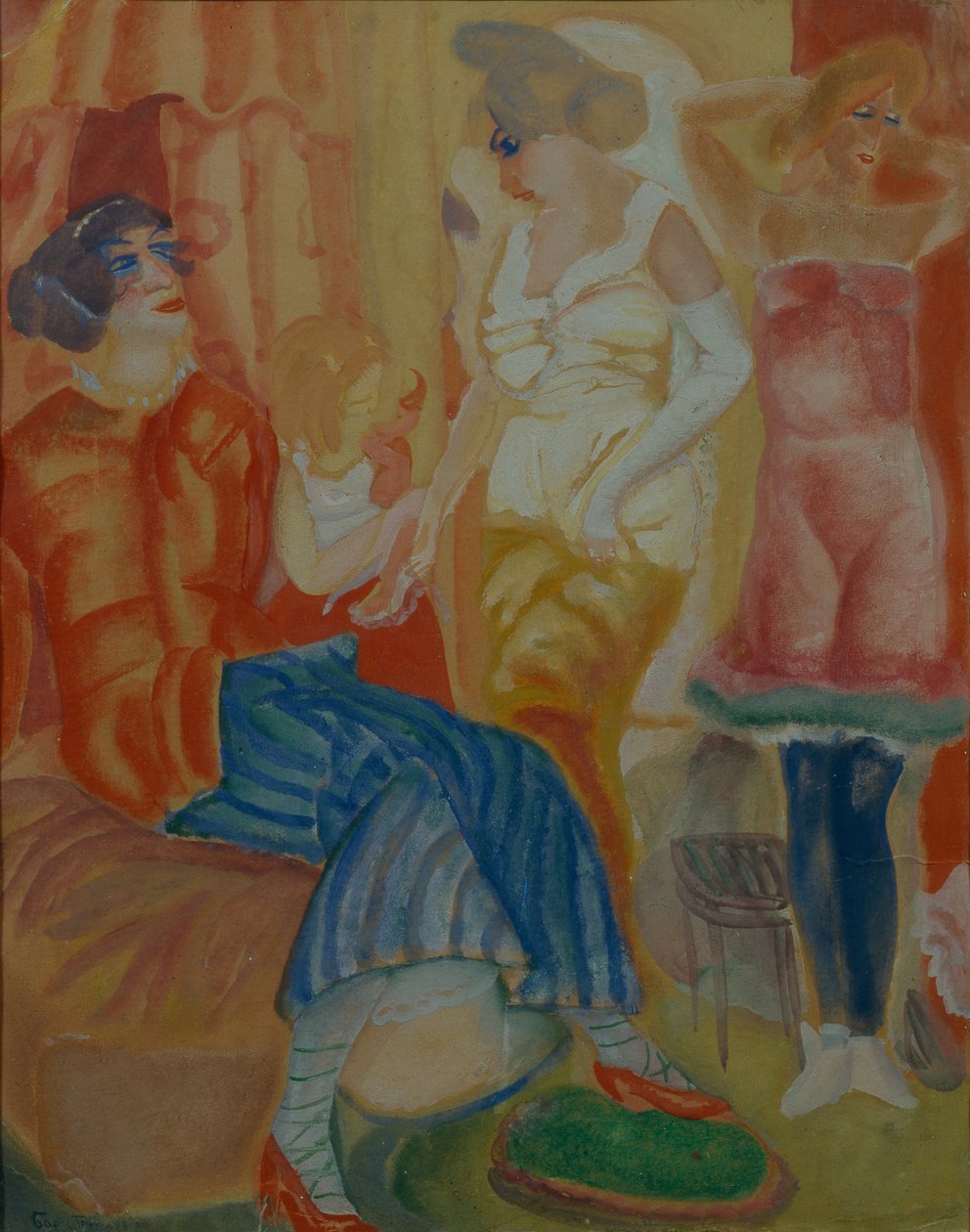 Mujeres, 1916 de Boris Dmitrievich Grigoriev
