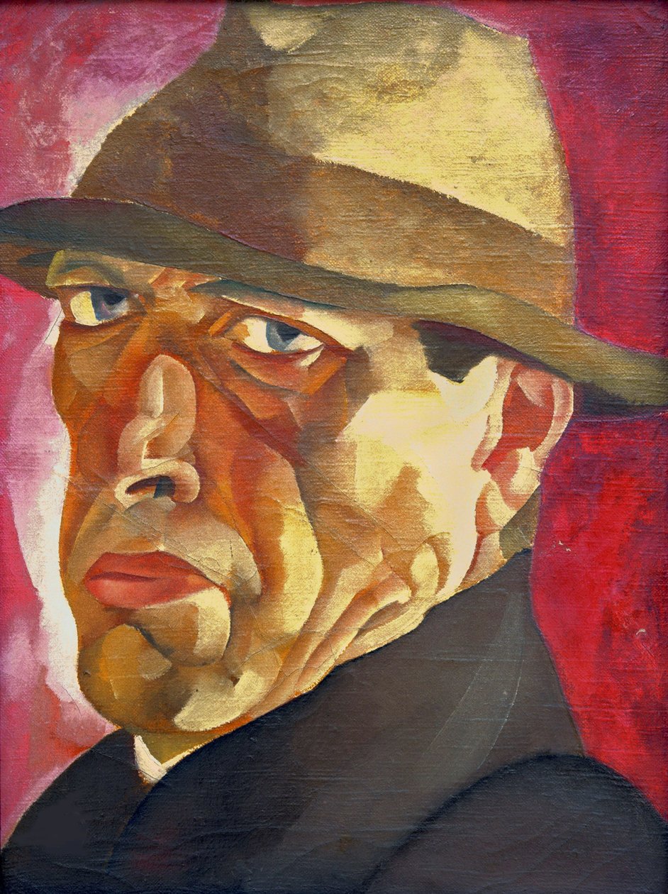 Autorretrato, c. 1920 de Boris Dmitryevich Grigoriev