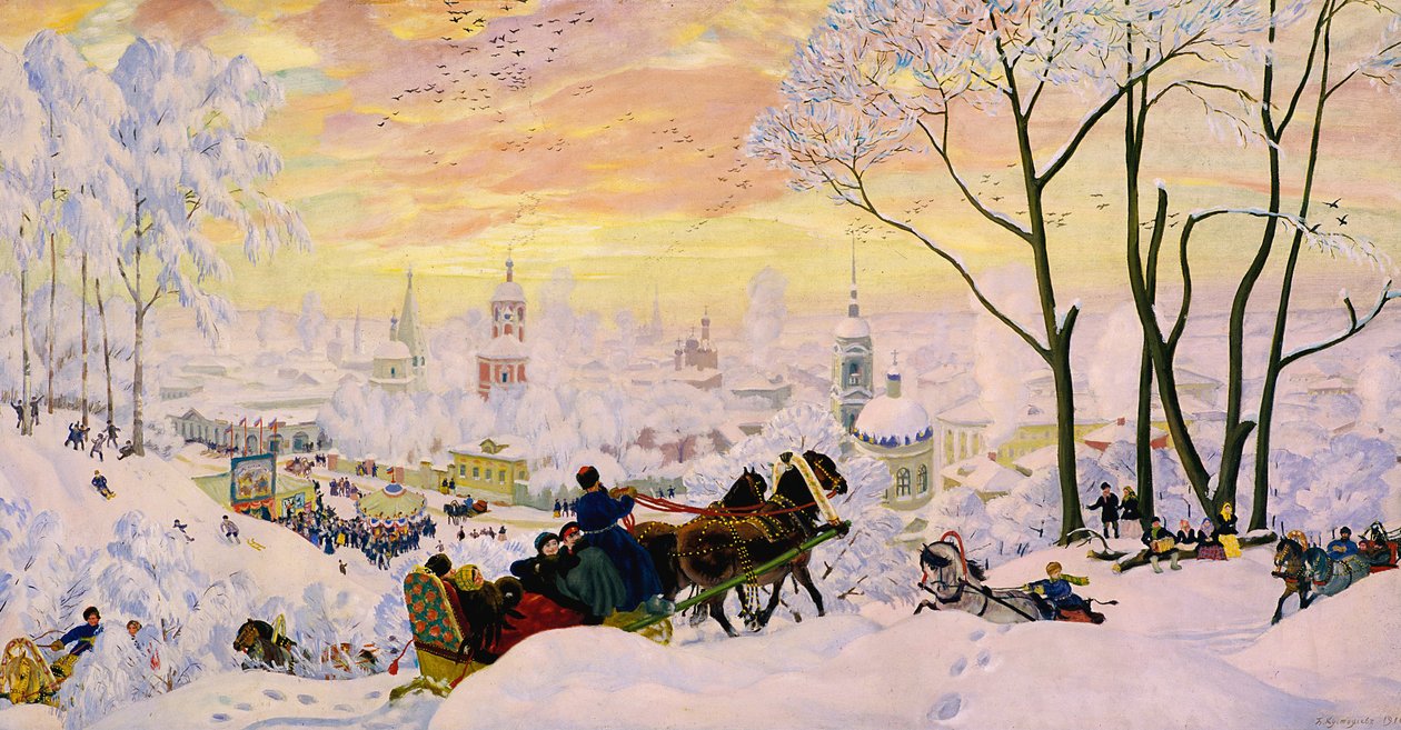 Maslenitsa de Boris Mikhailovich Kustodiev