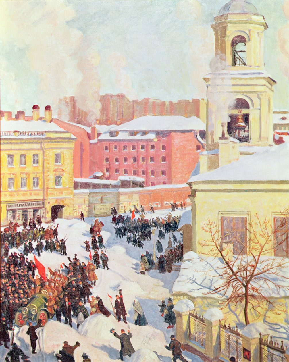 El 27 de febrero de 1917 de Boris Mikhailovich Kustodiev
