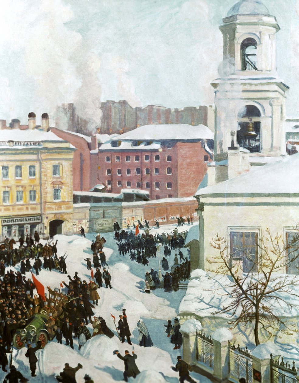 27 de febrero de 1917, 1917 de Boris Mikhailovich Kustodiev