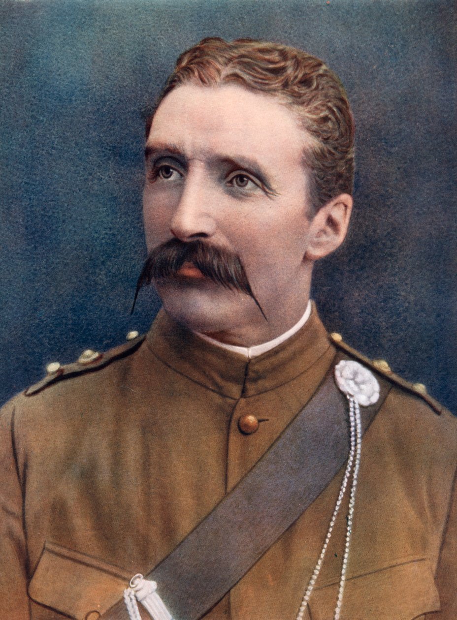 Teniente Coronel DM Lumsden, soldado británico, 1902 de Bourne and Shepherd