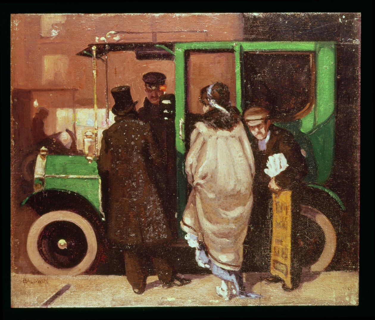 El taxi, c.1908-10 de Brake Baldwin