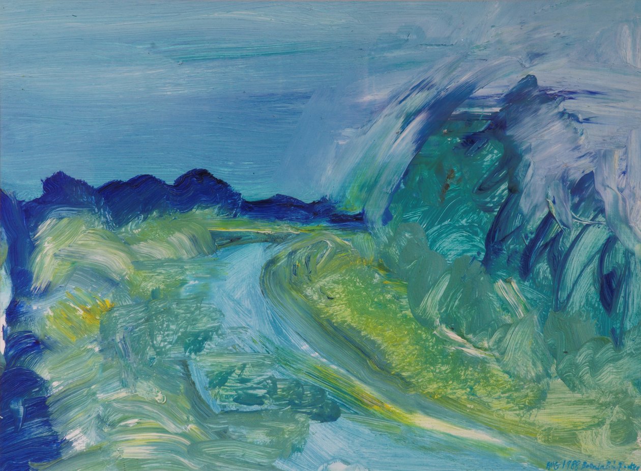 Paisaje del Río Azul I, 1988 de Brenda Brin Booker