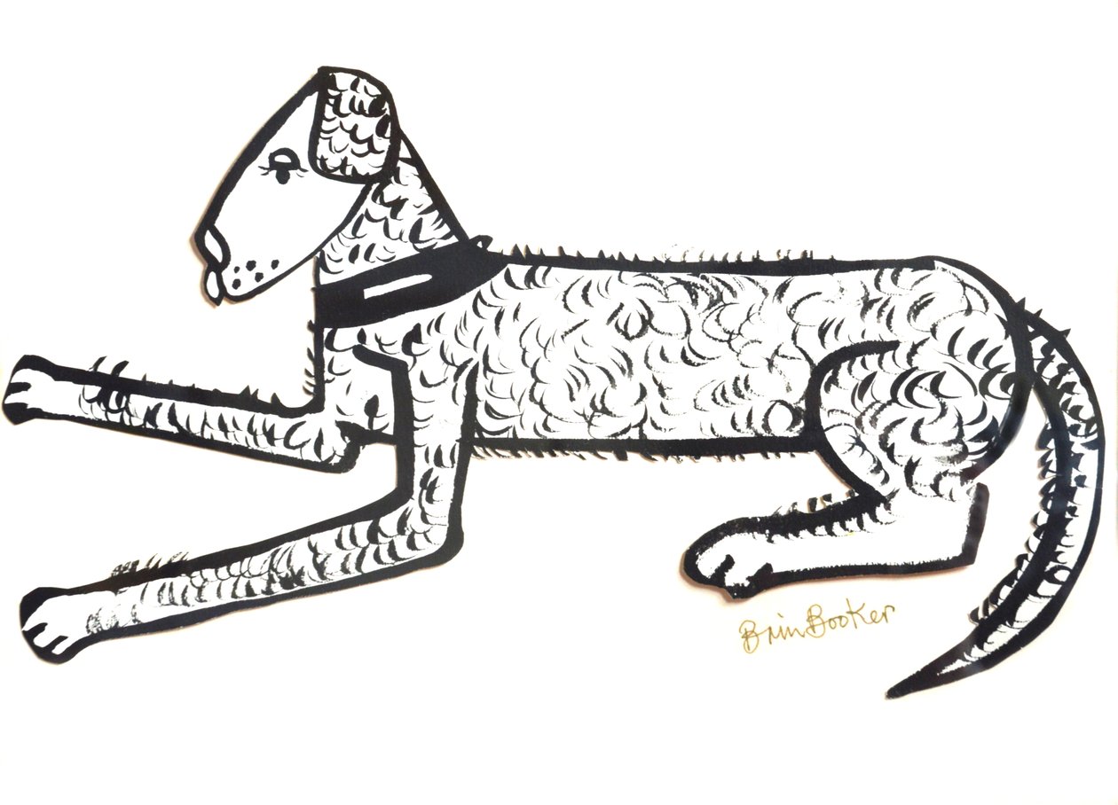 Perro sabueso de Brenda Brin Booker