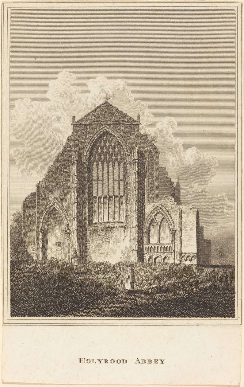 Abadía de Holyrood de British 19th Century