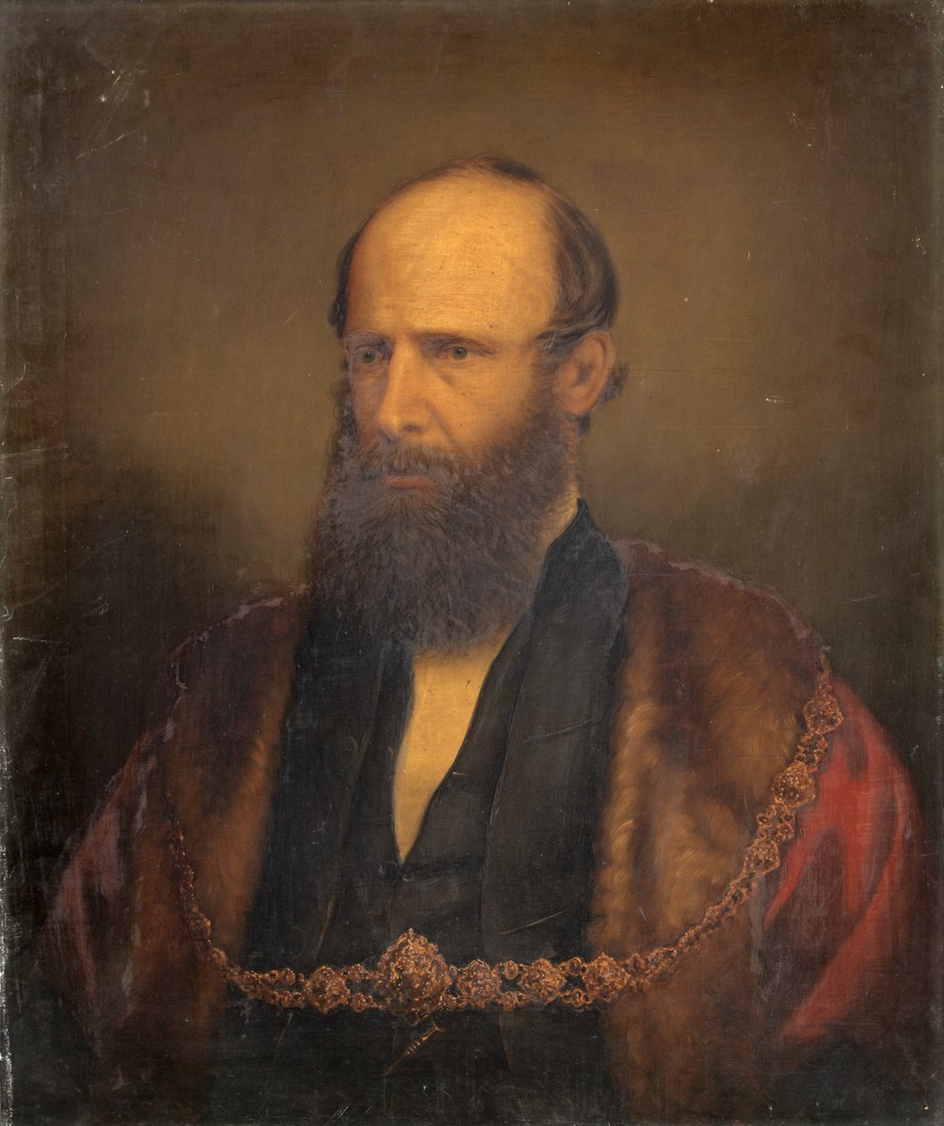 Retrato de E.S. Robinson de British School