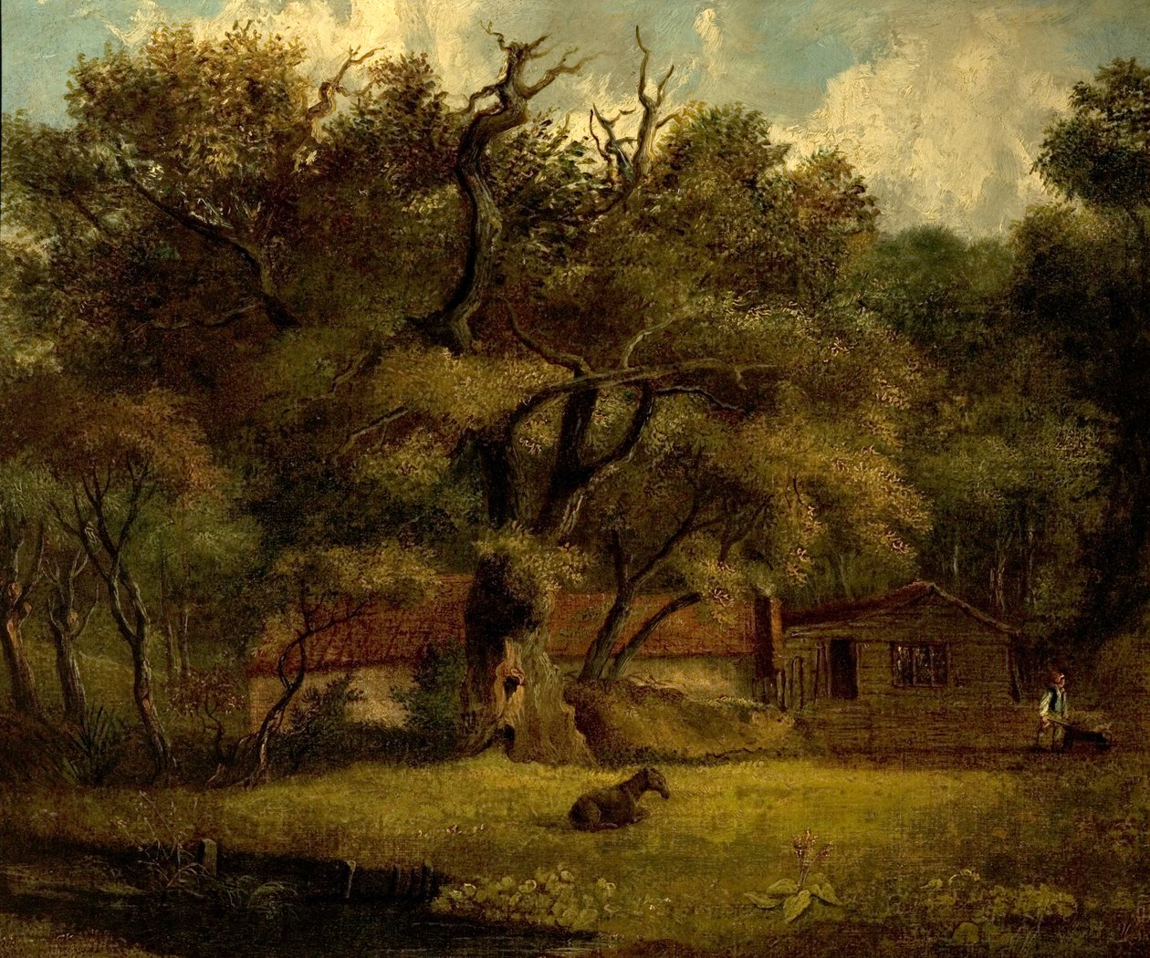 The Homestead (óleo sobre lienzo) de British School