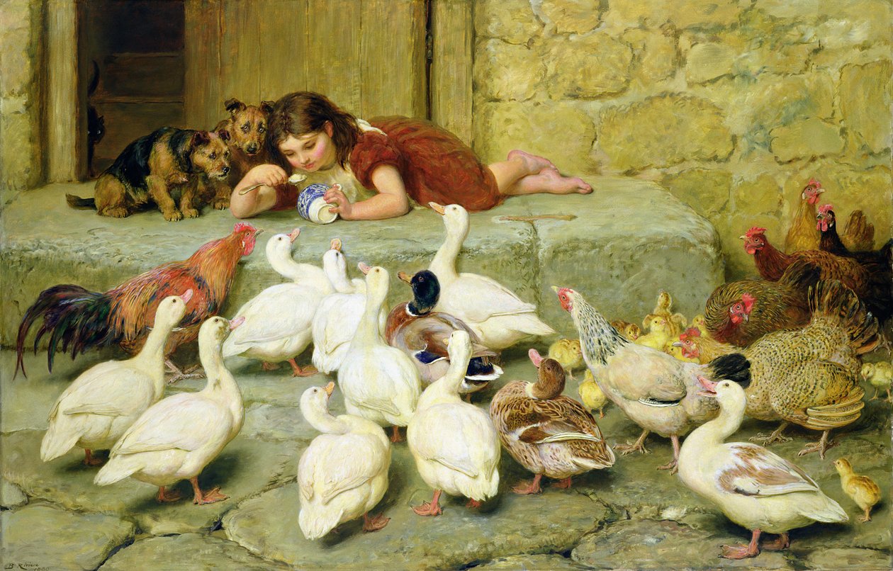 La última cucharada, 1880 de Briton Riviere