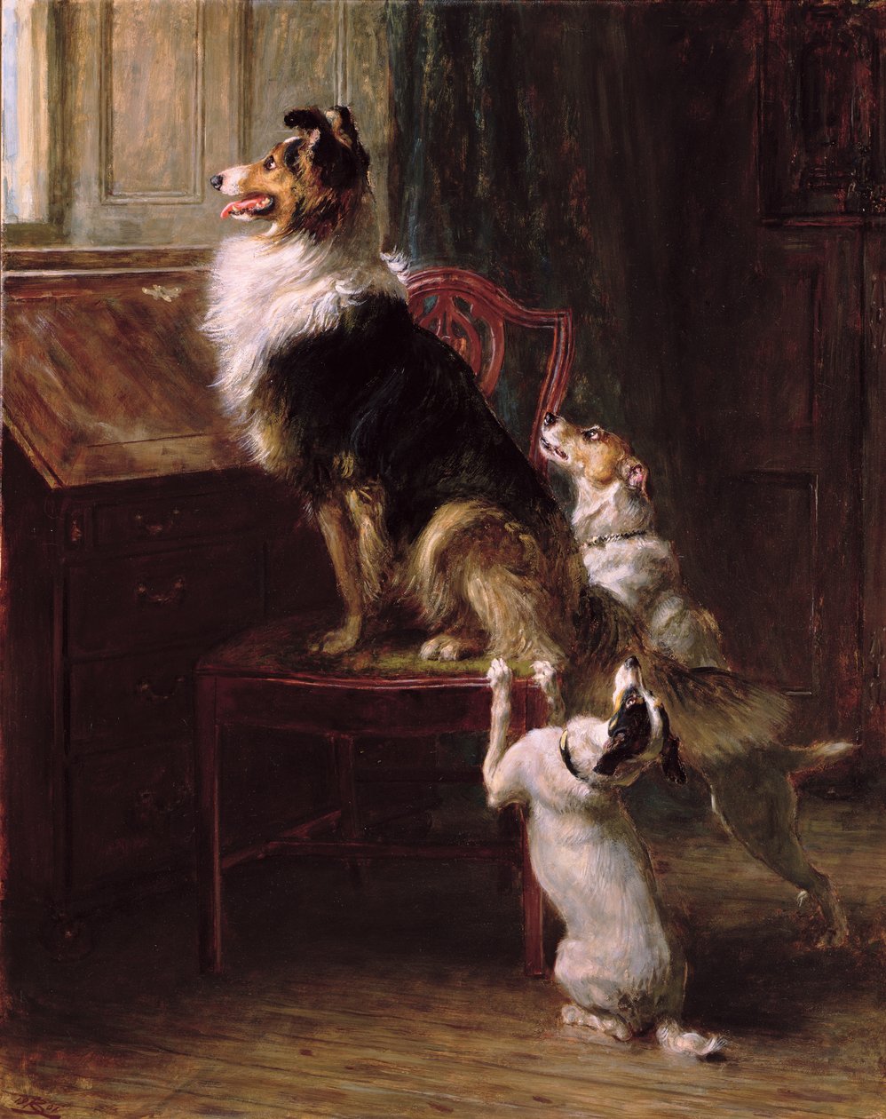 Un asiento reservado, 1901 de Briton Riviere