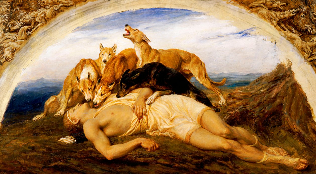 Adonis herido, 1887 de Briton Riviere