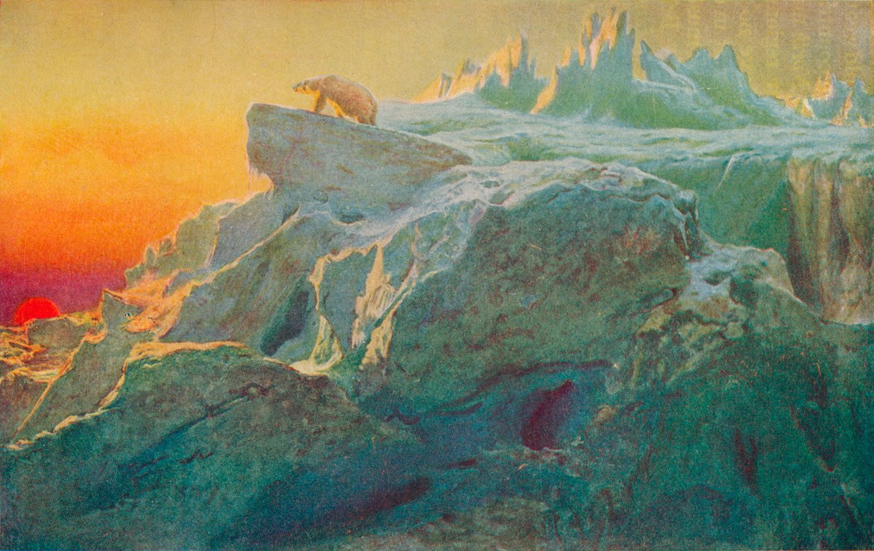 Más allá de las huellas del hombre, c1894, 1928 de Briton Riviere