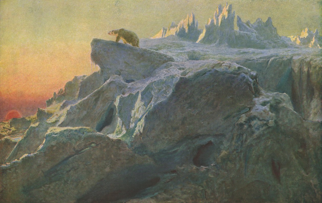 Más allá de las huellas del hombre, c1894, c1930 de Briton Riviere
