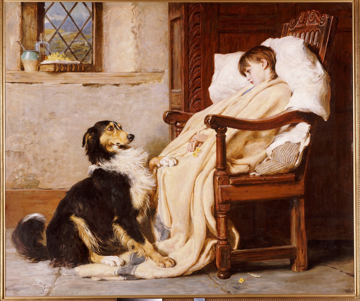 Viejos compañeros de juego, 1883 de Briton Riviere