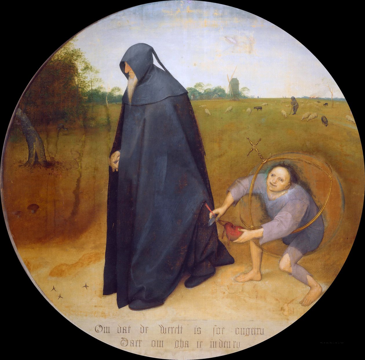 El misántropo, 1568 de Bruegel