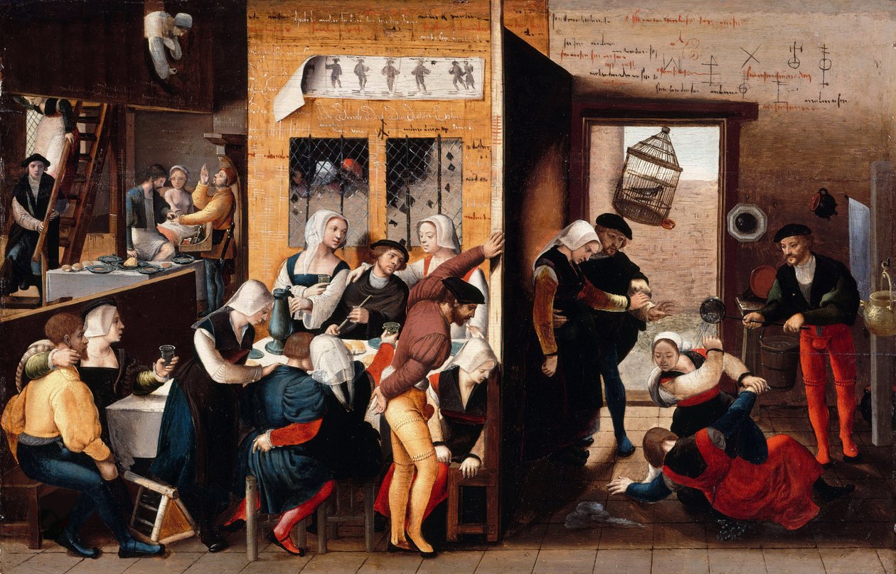 Escena de burdel, 1537 de Brunswick Monogrammist