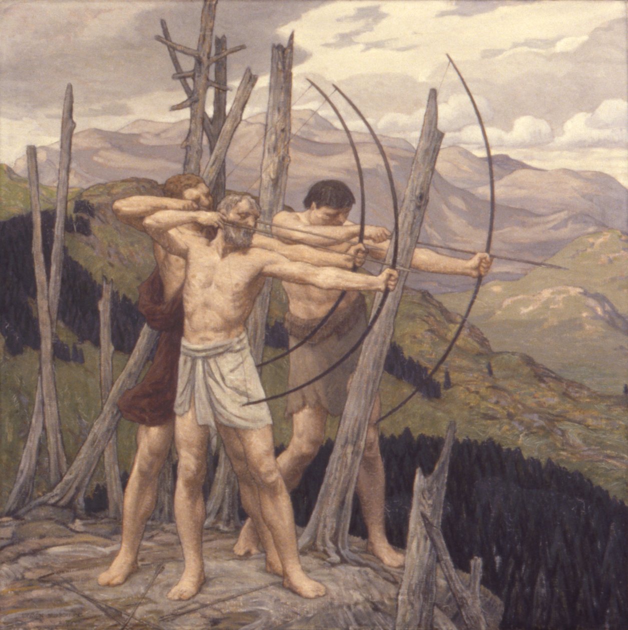 Los Arqueros, 1917 de Bryson Burroughs