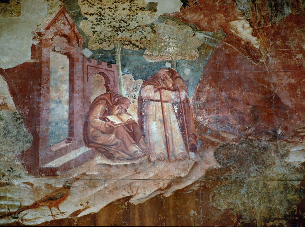 Triunfo de la Muerte ... (fresco) de Buonamico Buffalmacco