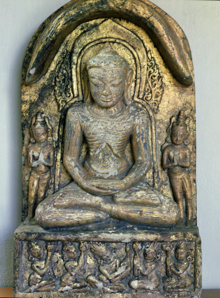 Buda sentado en meditación de Burmese School
