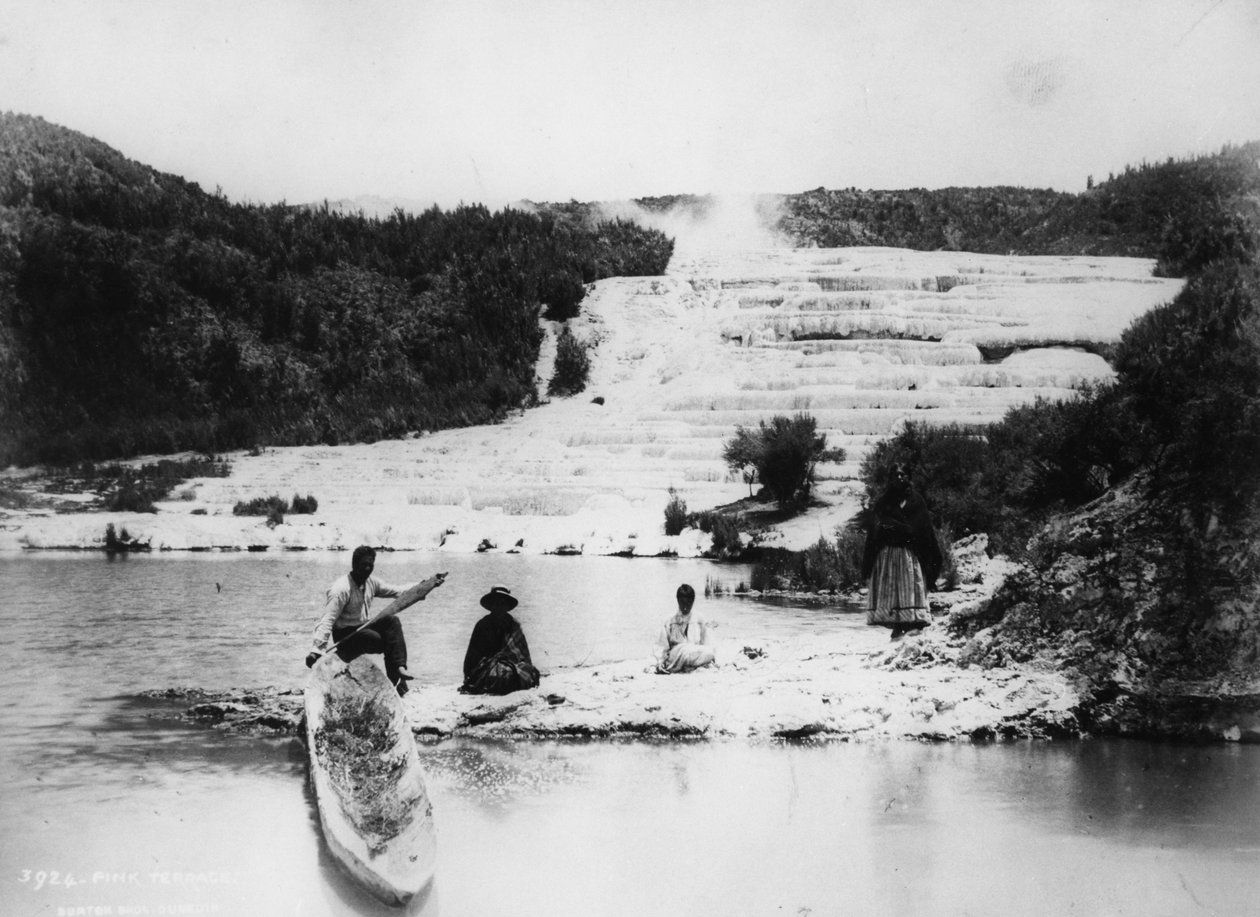 Terrazas Rosadas, c.1880s de Burton Brothers Studio