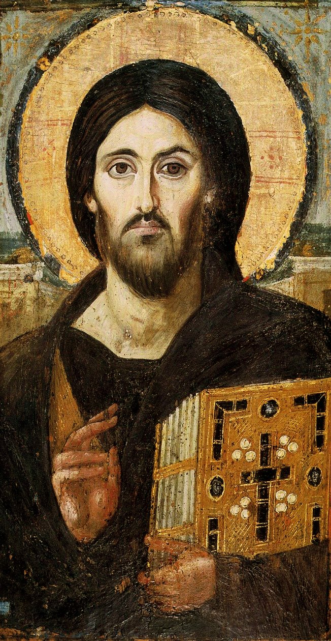 Cristo Pantocrátor de Byzantine School