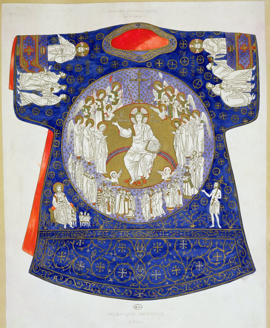 Dalmática imperial, c.900 de Byzantine School