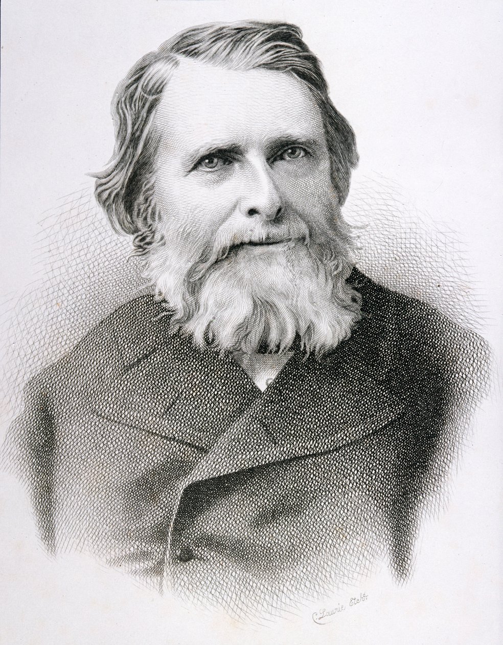 Retrato de John Ruskin (1819-1900) de C. Laurie