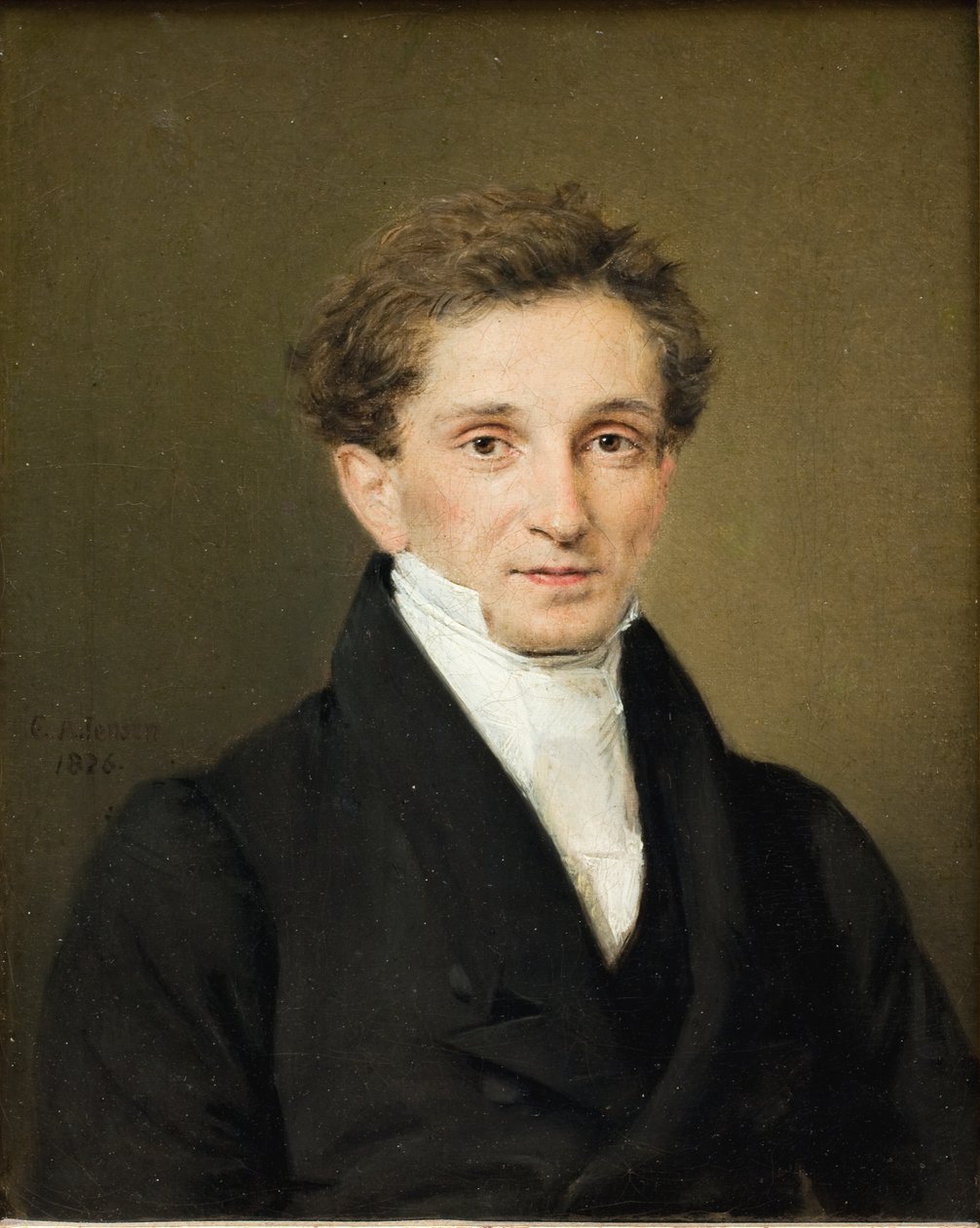 Retrato de Johannes Søbøtker Hohlenberg de C.A. Jensen