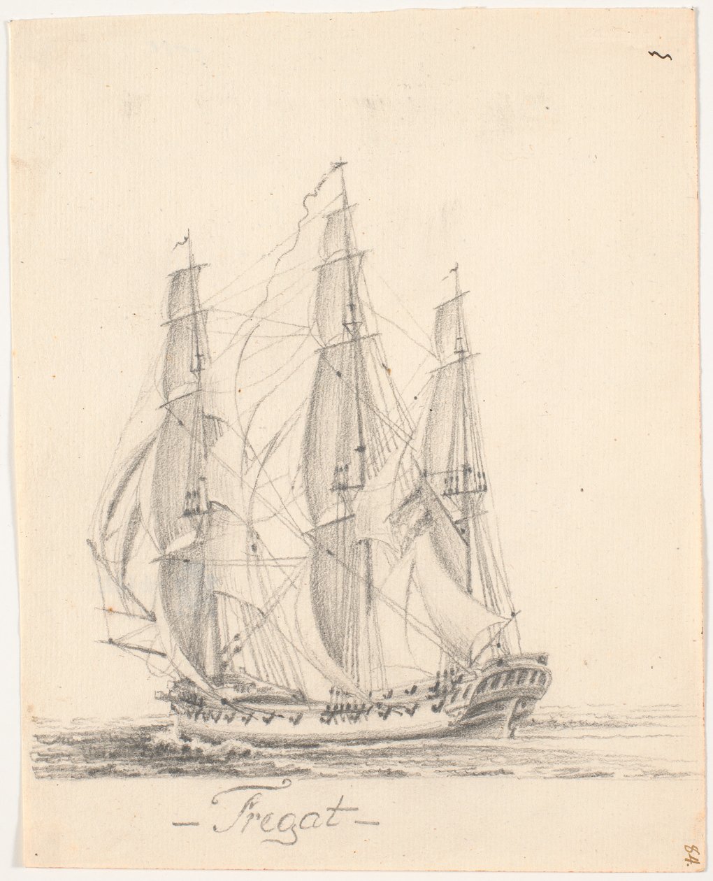 Fragata a toda vela de C.A. Lorentzen