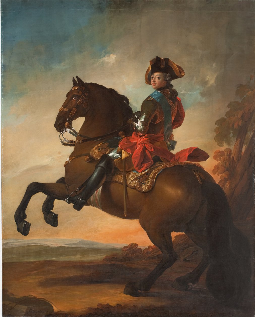Federico V a caballo de C.G. Pilo
