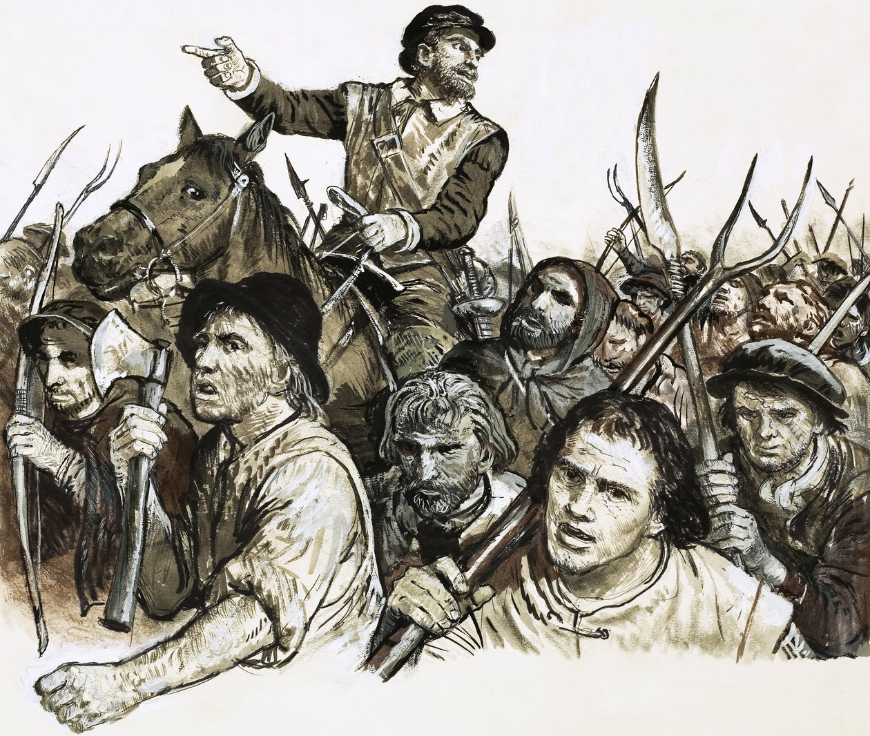 Robert Kett lidera una revuelta campesina de C.L. Doughty