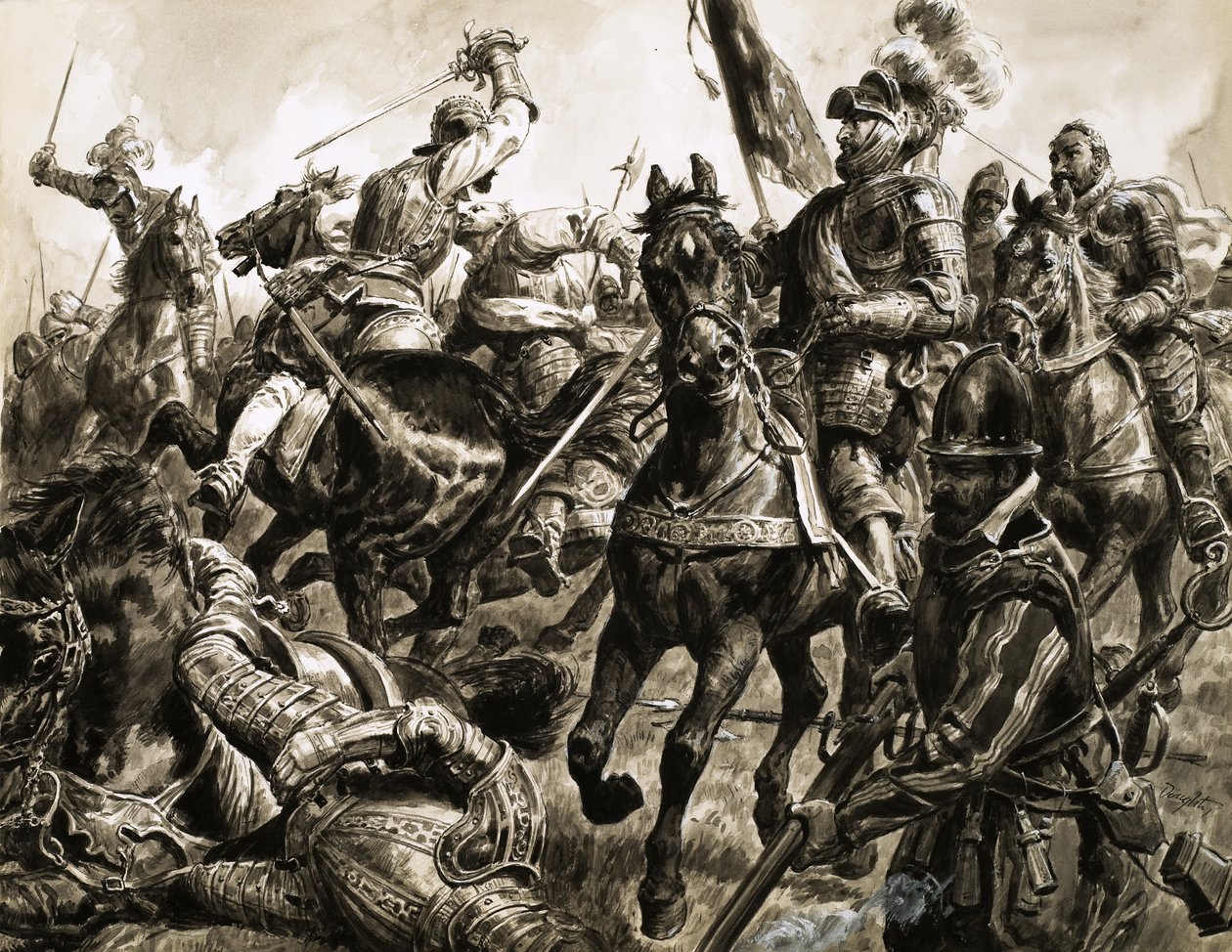 Escena de batalla no identificada de C.L. Doughty