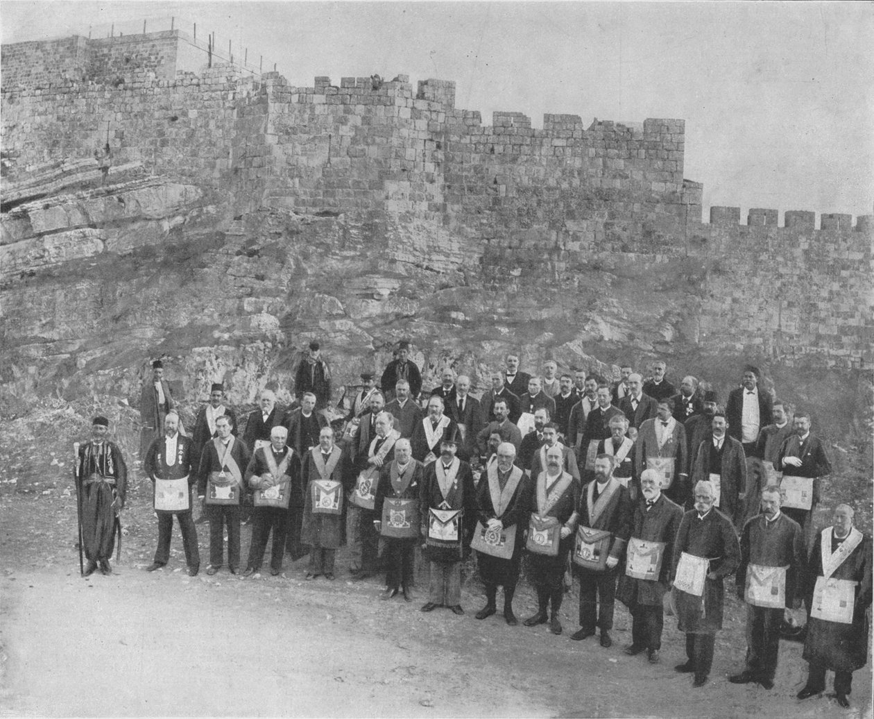Masones ingleses en Jerusalén de CN Tadros