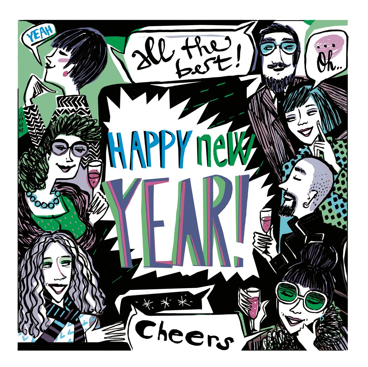 FELIZ AÑO NUEVO de COSTANZA FAVERO