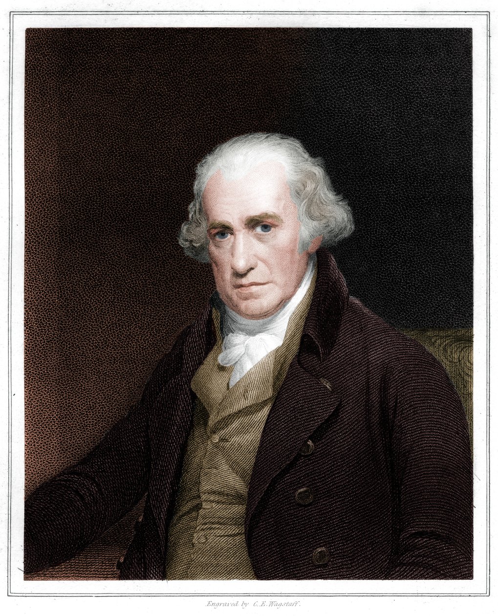 James Watt, ingeniero escocés, 1833 de C. E. Wagstaff